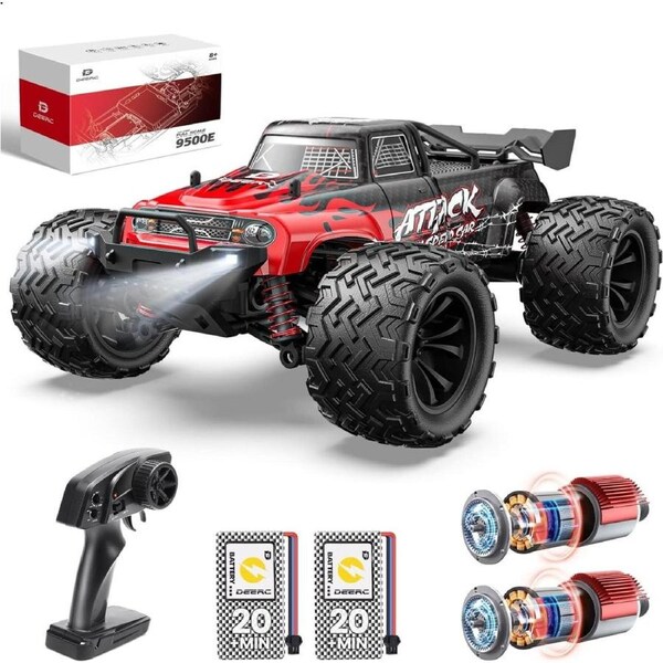DEERC 9500E High Speed RC Car 1:16 Scale 4WD Remote Control Monster Truck