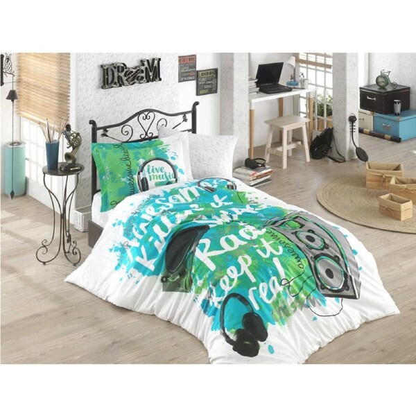 Cotton Single Quilt Cover set Music
