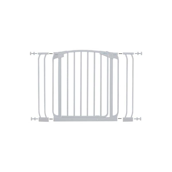 Dreambaby Chelsea Euro Child Safety Gate F160 w/ 2x Gate Extension Set White