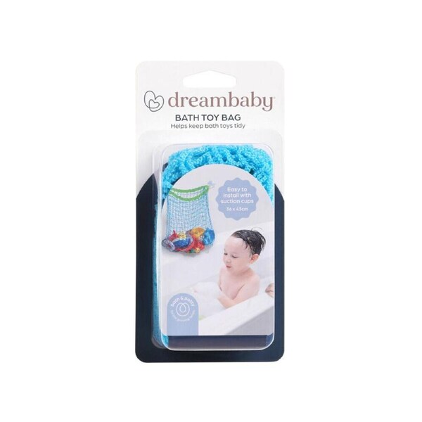 Dreambaby Bath Toy Bag Kids/Children Bathroom Organiser w/ Suction Cup 36x43cm