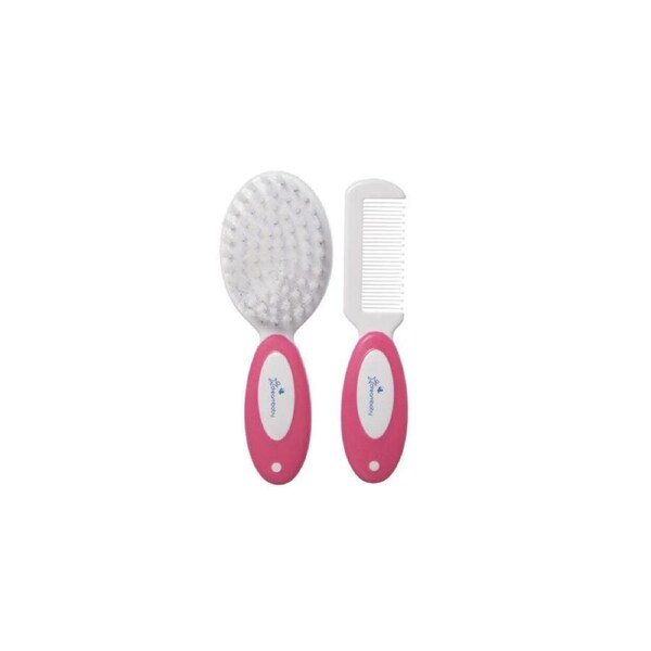 Dreambaby Deluxe Brush & Comb Set Kids/Baby Toddler Hair Grooming Kit Pink