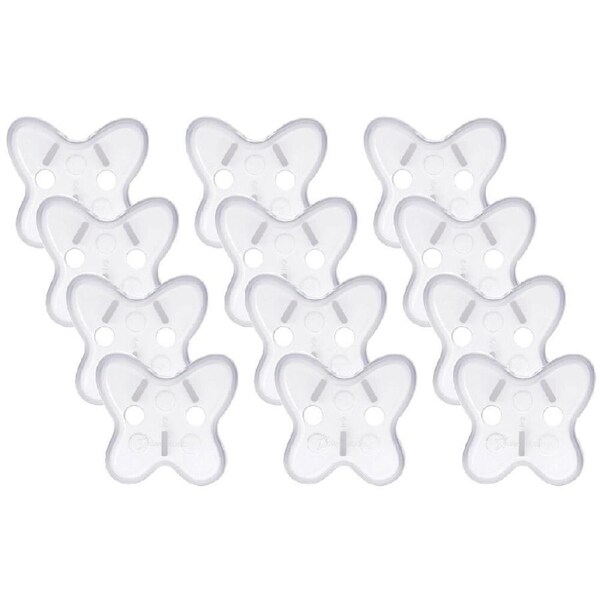 12x 10pc Dreambaby Butterfly Outlet Plugs Childproof Electrical Safety Covers