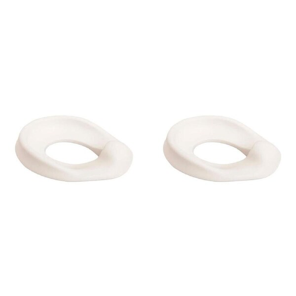 2PK Dreambaby Soft Potty Kids Training Toilet Cushion Seat 26x32cm White