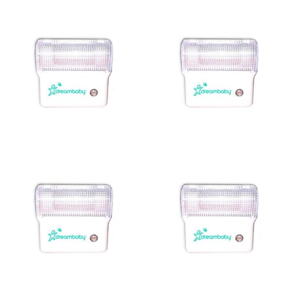 4PK Dreambaby Fluoresent Auto-Sensor Night Light Child/Toddler Bedroom Lighting