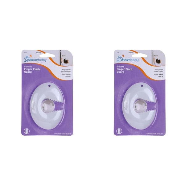 2PK Dreambaby Silicone Finger Pinch Guard Child/Baby Proof Door Safety Stopper