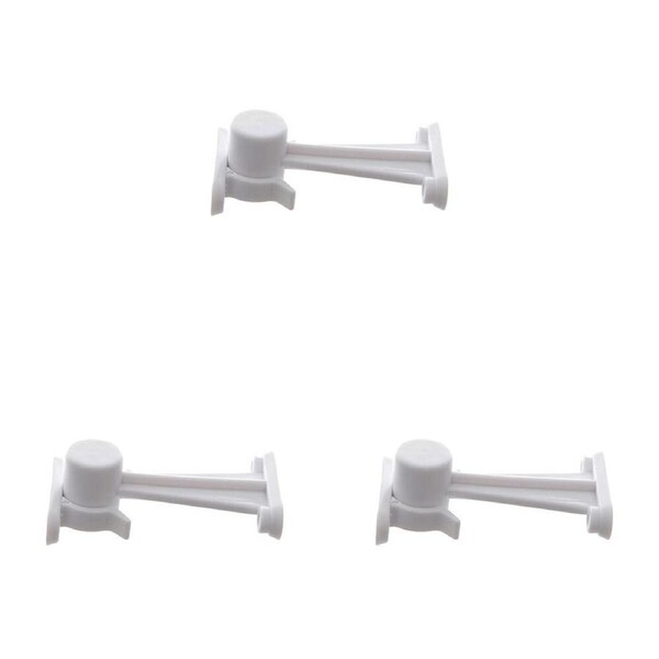 3x 2pc Dreambaby Door Catch Child/Baby/Toddler Proof Door Safety Stopper White