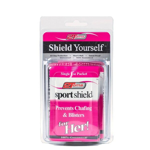 2Toms Sportshield For Her - Anti-Chafing Towelettes for Women, 10-Pack