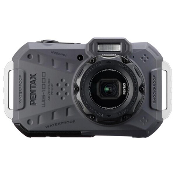 Pentax WG-1000 Waterproof Camera (Gray)