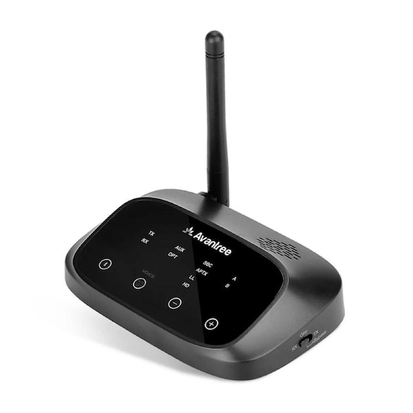 Avantree Oasis Plus Bluetooth 5.0 aptX HD Long Range Transmitter and Receiver
