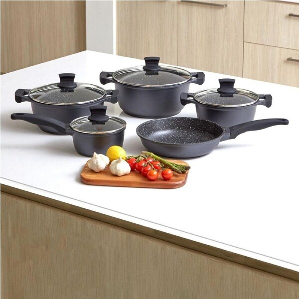 Westinghouse Pot and Pan Set 5 Piece Aluminium Non-Stick
