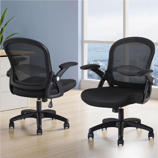 Artiss 2x Mesh Office Chair Computer Gaming Desk Chairs Work Study Mid Back
