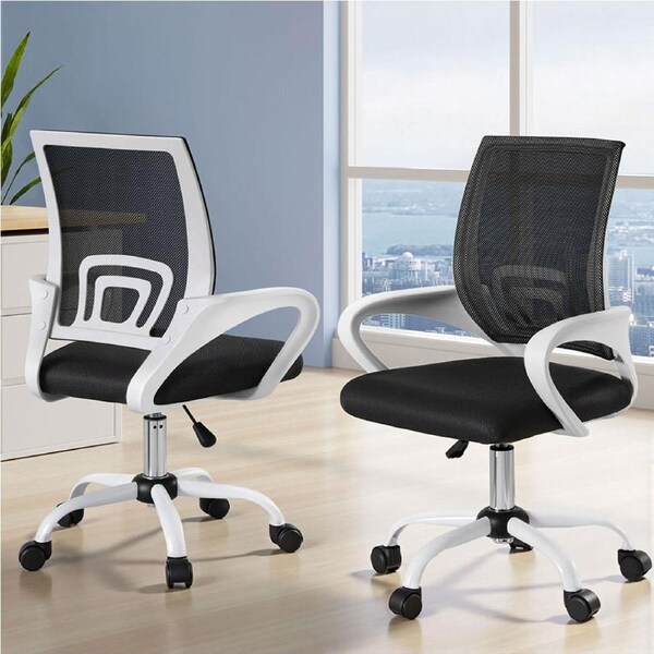 Artiss 2x Office Chair Mesh Computer Gaming Desk Chairs Work Study Mid Back