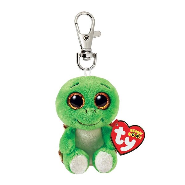 TY Beanies Turbo Turtle Clip Kids Cuddle Plush Stuffed Play Toy 9cm 3y+