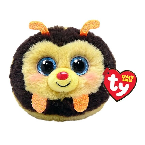 TY Beanies Zinger Bee Ball Kids/Children Cuddle Animal Plush Toy 9cm 3y+