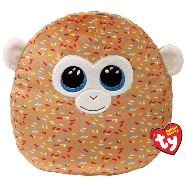 TY Beanies Tamar Monkey Squish Kids Cuddle Soft Stuffed Plush Toy 35cm 3y+