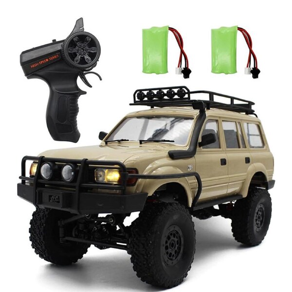 Catzon Remote Control Truck 2.4G All Terrain Rock Climb Car for Adults Kids-Yellow