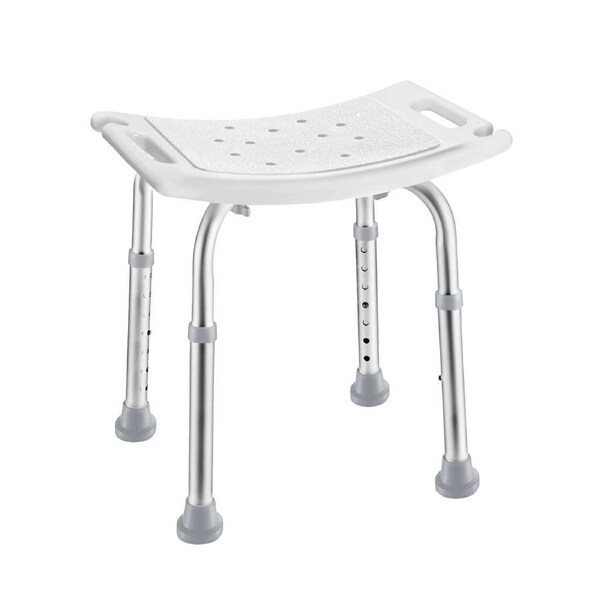 MediPro Adjustable Shower Stool Bath Seat Stool Bathroom Elderly Disabled Chair