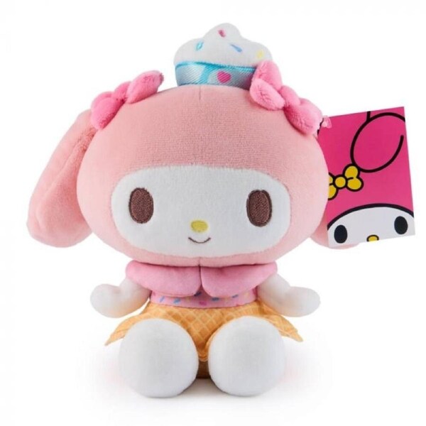 Hello Kitty and Friends Plush - My Melody Ice Cream 16cm