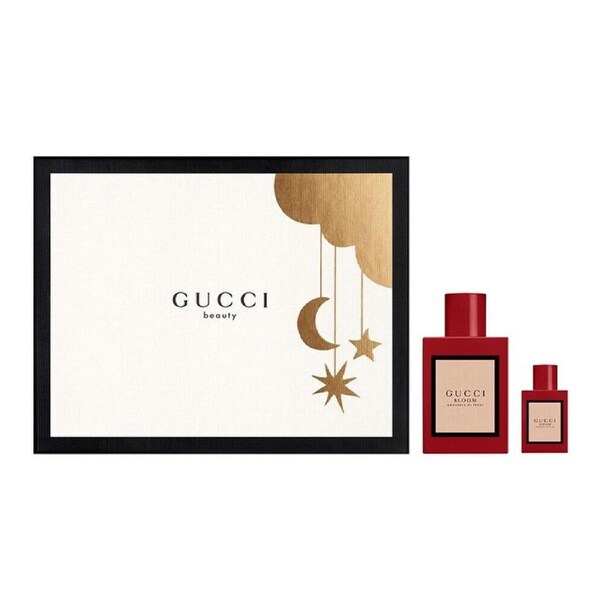 2pc Gucci Bloom Ambrosia di Fiori 50ml EDP 5ml EDP Women's Fragrance Set