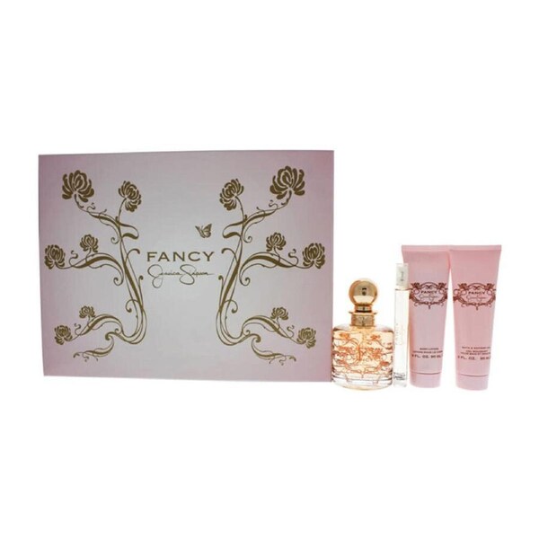 4pc Jessica Simpson Fancy 100ml EDP 10ml EDP 90ml Lotion 90ml Shower Gel Set