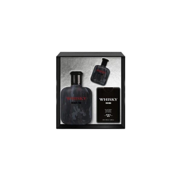 3pc Whisky Black Op Mens Fragrance Perfume 100ml EDT/20ml EDT & 10ml EDT Set