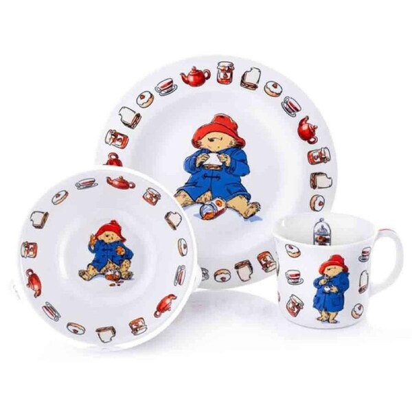 Paddington Bear by English Ladies - Children's Tableware 3pc Set