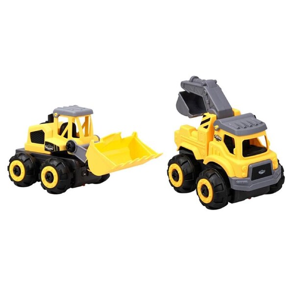 Tooko My First RC Bulldozer/Loader Construction Vehicle Kids Toy Combo Set 2y+