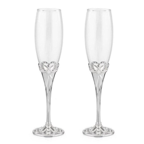 Whitehill Barware - Infinity Toasting Flutes Pair