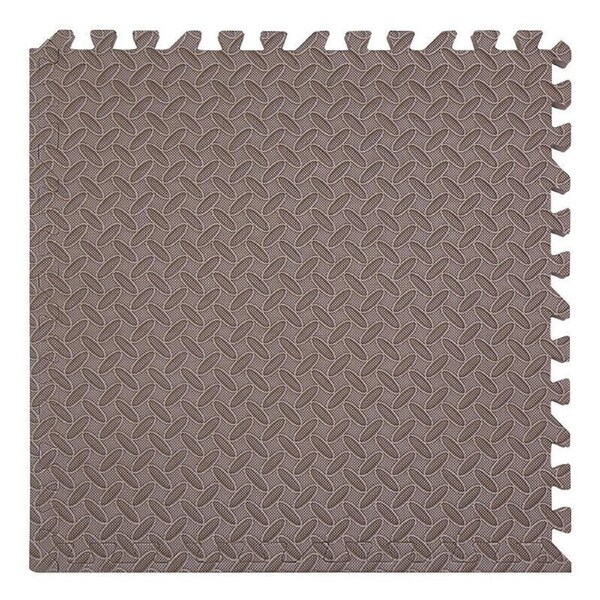 Soft EVA Rubber Foam Play Interlocking Floor Mats Camping Gym Exercise Coffee