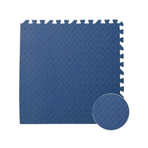 Soft EVA Rubber Foam Play Interlocking Floor Mats Camping Gym Exercise Navy