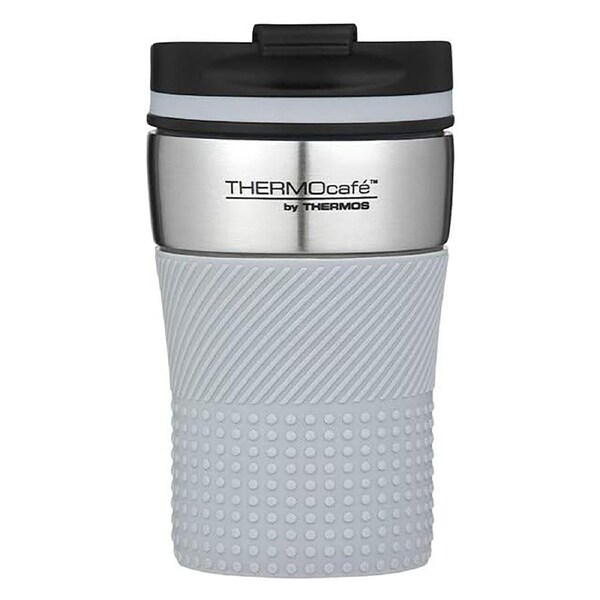 Thermos ThermoCafe Vacuum Insulated Coffee Tumbler 200mL Grey