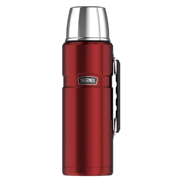 Thermos Stainless King Vacuum Insulated Flask 2L Red