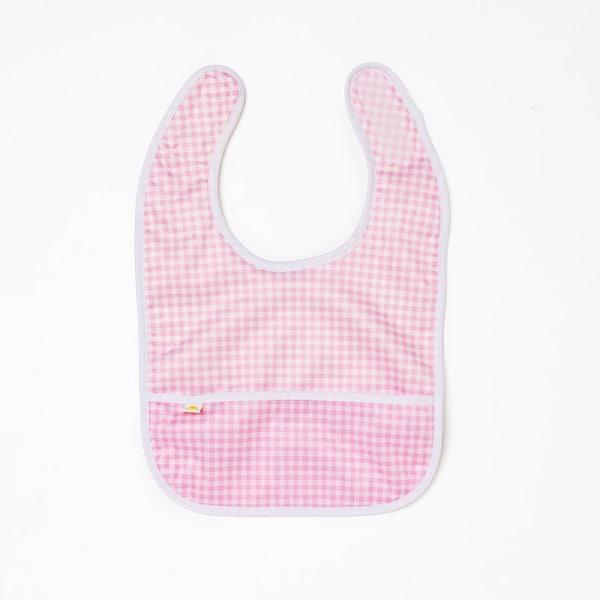 Baby Bib Tyoub Stay-dry - Pink Gingham
