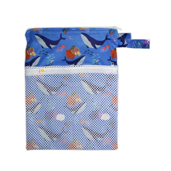 Tyoub x Suki McMaster Big Wet Bag – Whales