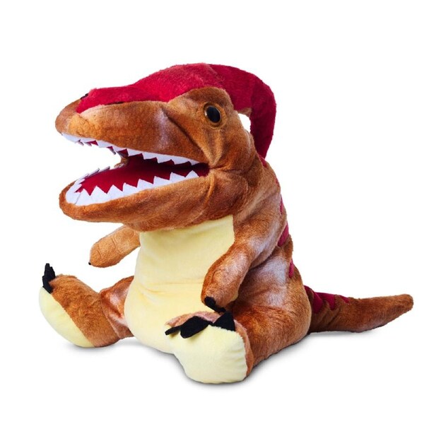 Johnco - Plush Hand Puppet - Parasaurolophus