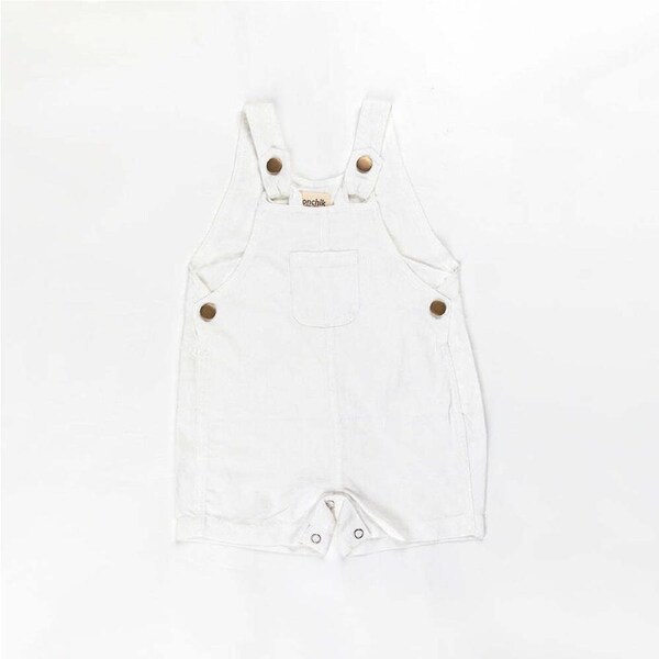 Ponchik Babies + Kids - Cotton Dungaree Overalls - Daisy 6 years