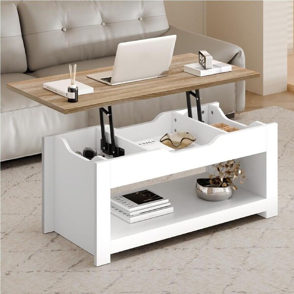 ALFORDSON Coffee Table Lift Up Top Laptop Desk Wood