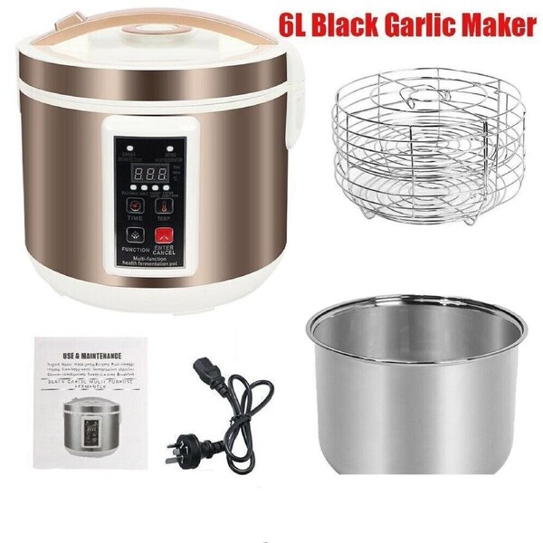 6L Black Garlic Fermenter Full Automatic Garlics Maker Multi Clove Garlic Cooker