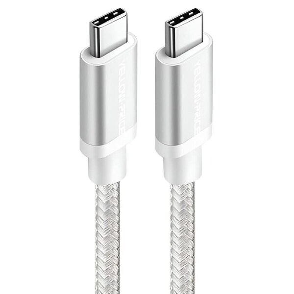 Urban 100W PD USB-C Braided Cable 2M - White