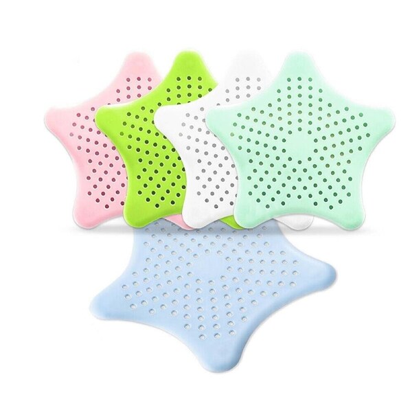 Sink Strainer Silicone Kitchen Waste Plug Filter Bath Basin Drain Stopper Cover Light Green