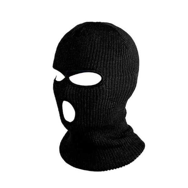 Face Balaclava Windproof Mask Neck Warmer Ski Hat Fishing Tactical Hood Black