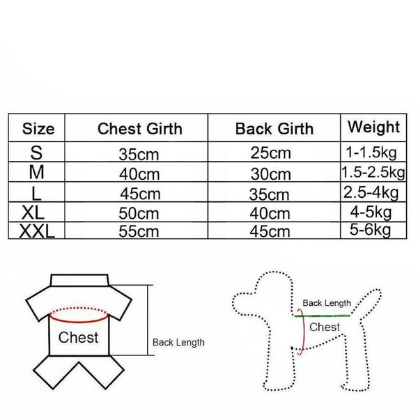 Cute Pet Dog Sweater Jumper Clothes Puppy Cat Warm Knitwear Knitted Coat Winter - Grey Chest: 55cm Back Length: 45cm