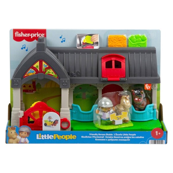 Fisher-Price Little People Friendly Horses Stable Playset