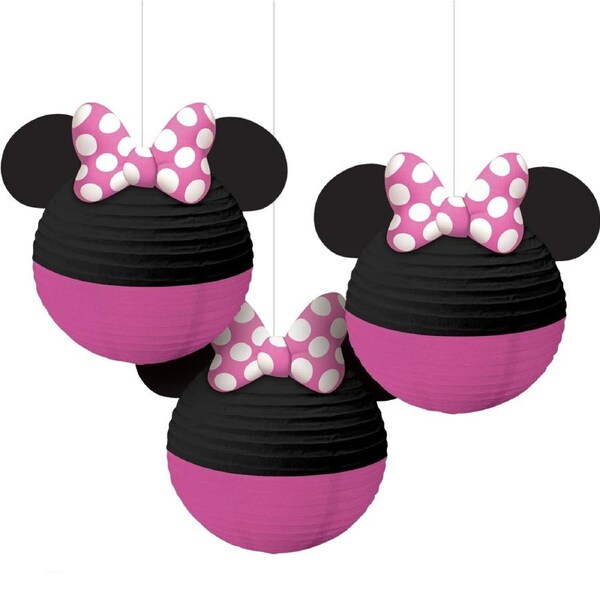 Minnie Mouse Forever Paper Lanterns (Pack of 3)