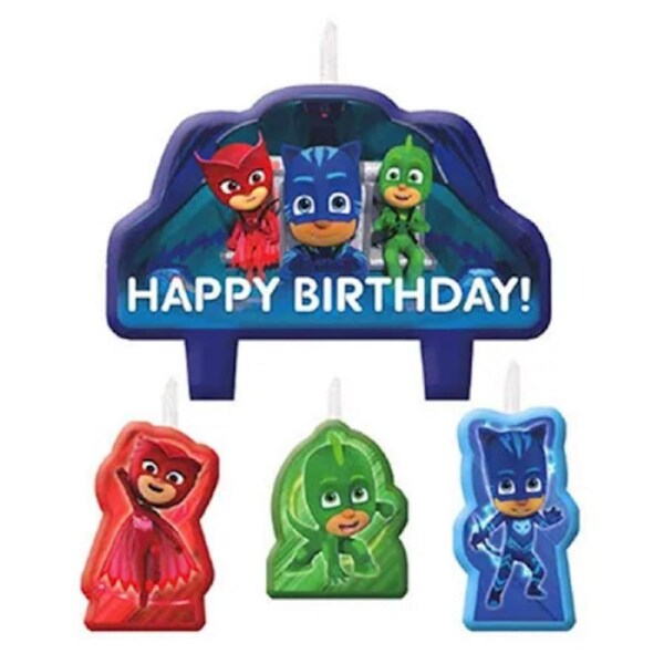 PJ Masks Candles (Set of 4)