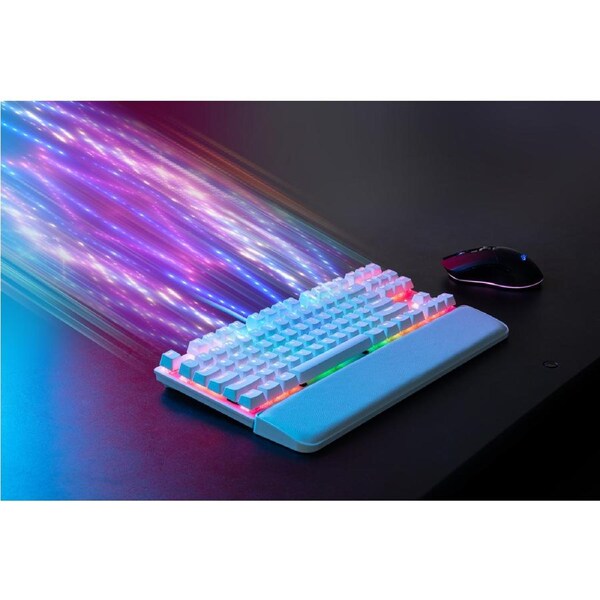 Cyborg 87-Key Wired Bluetooth Mechanical Keyboard RGB White