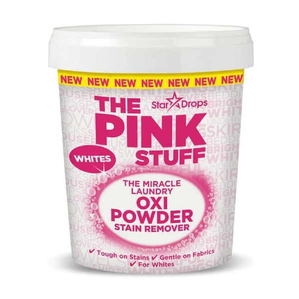 The Pink Stuff Oxi Powder Stain Remover For Whites 1KG