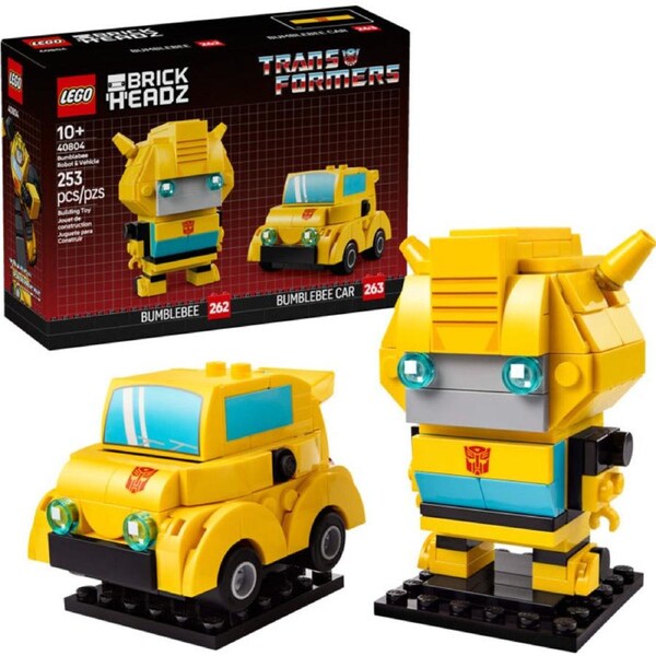LEGO 40804 - BrickHeadz Transformers Bumblebee Robot & Vehicle