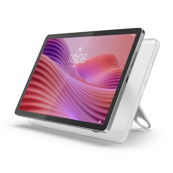 Lenovo Tab 10.1 + Clear Case Wi-Fi 128GB - Luna Grey, 10.1' FHD+, 4GB/128GB, 5MP/8MP, Android, 5100mAh, 1 Year Warranty