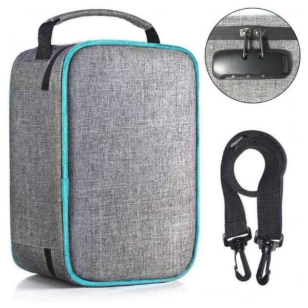 Smell Proof Bag With Combination Lock Odor Proof Lock Box Bag Travel Case